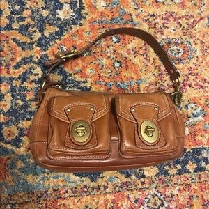 Coach tan leather purse